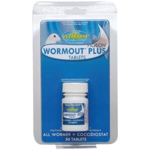 Pigeon Wormout Plus Tabs - 50ct